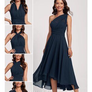 JJ's House Navy Blue Strapless Dress